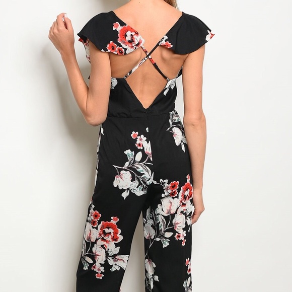 Floral Jumpsuit @LAST ONE - Picture 4 of 5